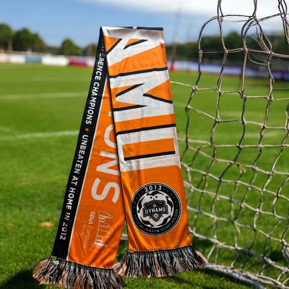 Houston Dynamo MLS Soccer Scarf 2013‎ Season Ticket Holder Champions